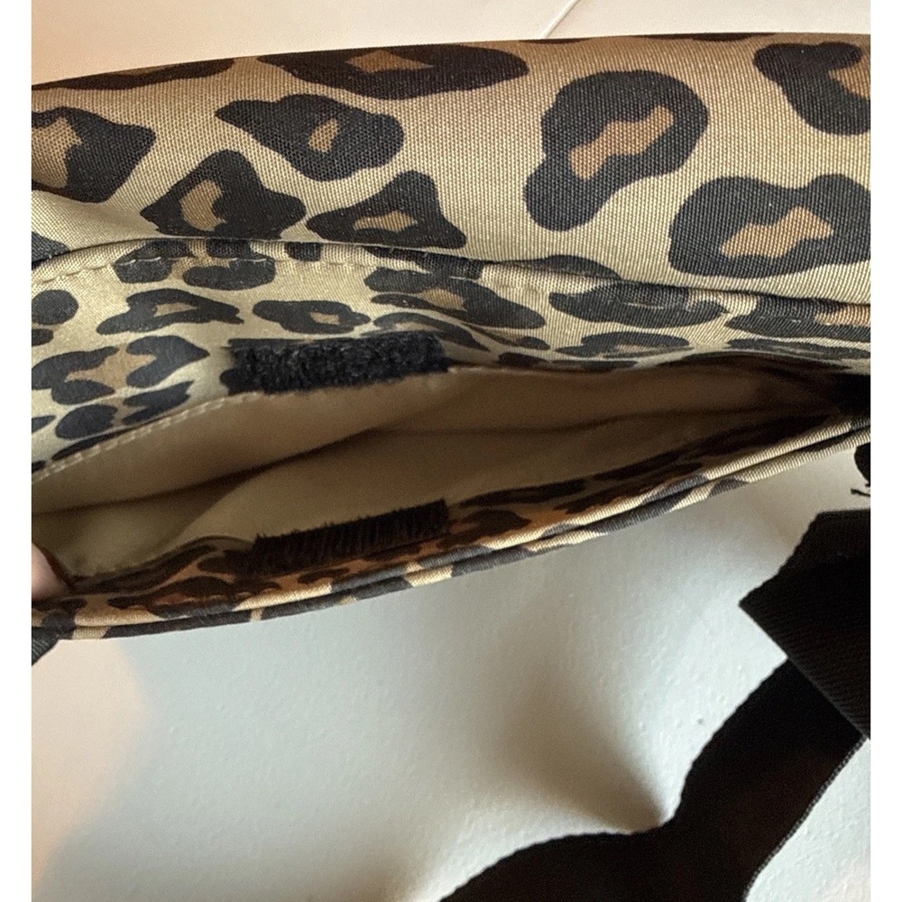 Maxx New York Leopard Print Belt Bag Fanny Pack Brown/Black EUC Multiple Pockets - Picture 10 of 10
